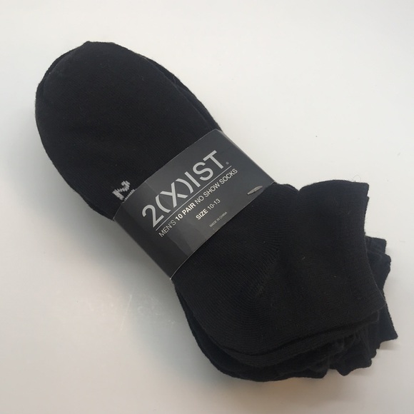 2(X)IST MENŚ 10 PAIR NO SHOW SOCKS SIZE 10-13 - Picture 6 of 14